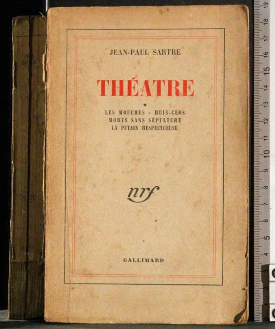 Theatre Vol 1 - Jean-Paul Sartre - copertina