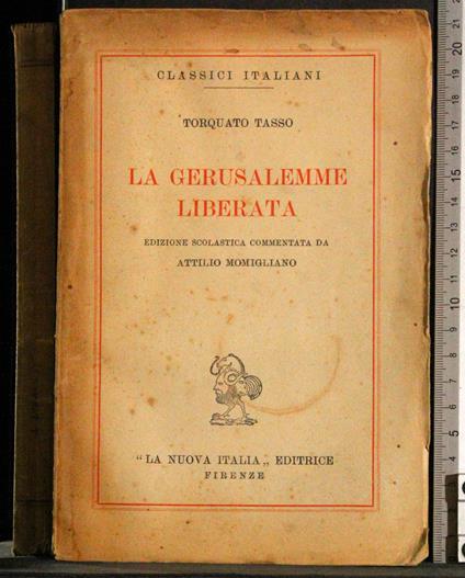 Gerusalemme liberata - Torquato Tasso - copertina