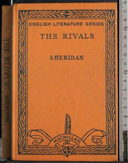 The Rivals - Richard B. Sheridan - copertina