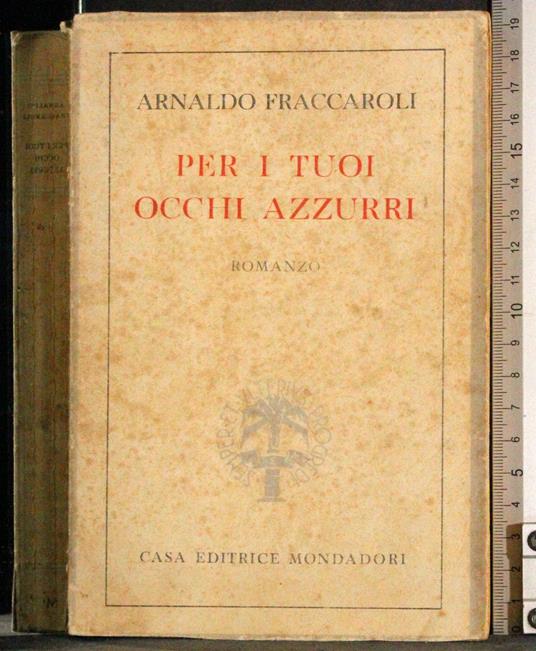 Per i tuoi occhi azzurri - Arnaldo Fraccaroli - copertina