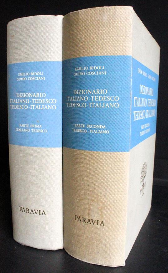 Dizionario italiano-tedesco. Tedesco-Italiano. 2 Volumi - copertina