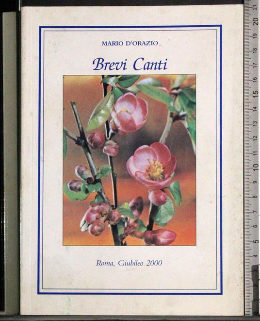 Brevi canti - Marco D'Orazio - copertina