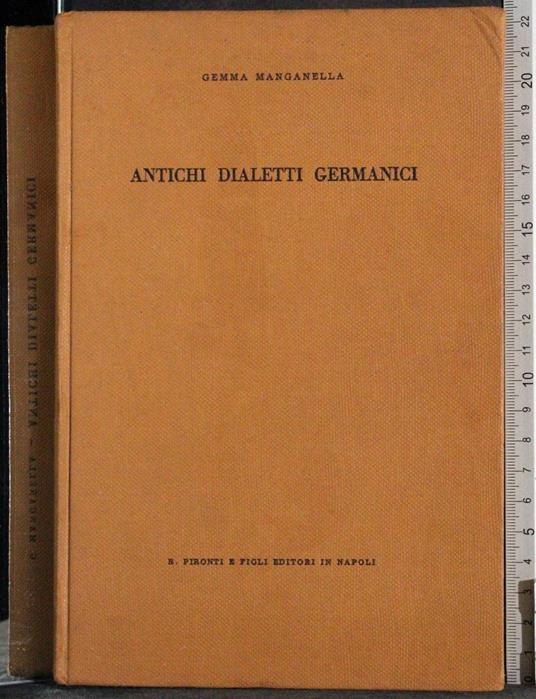 Antichi dialetti germanici. Origini e sviluppo - copertina