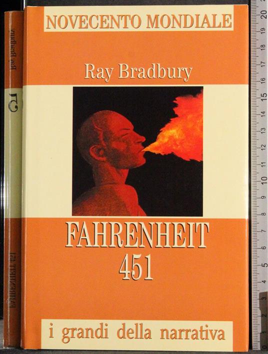 Fahrenheit 451 - Ray Bradbury - copertina