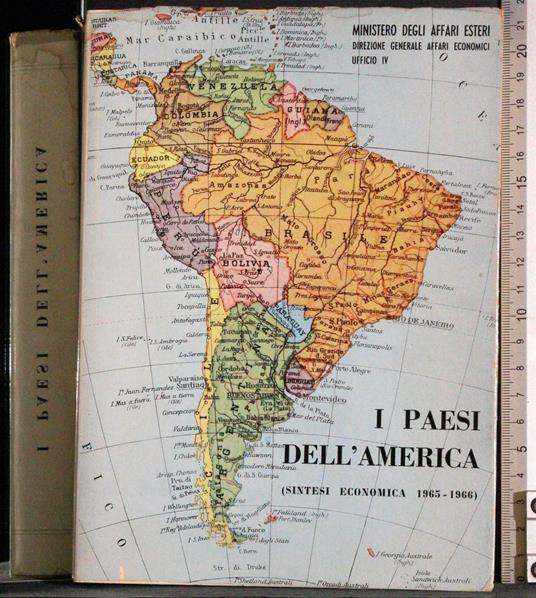 I paesi dell'America (sintesi economica 1965-1966) - G. Valerio Catullo - copertina