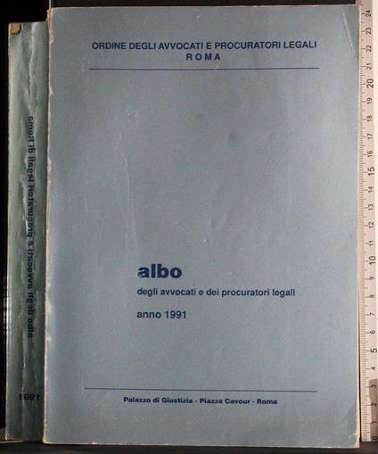 Albo avvocati e procuratori legali - G. Valerio Catullo - copertina