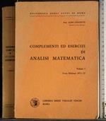 Complemeti ed esercizi di analisi matematica. Vol 1