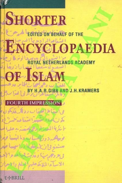 Shorter Encyclopaedia of Islam - copertina