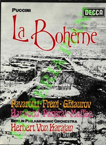 Boheme. - Giacomo Puccini - copertina