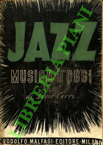 Jazz. Musica d'oggi. - Livio Cerri - copertina