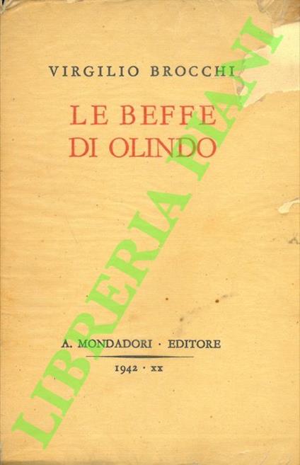 Le beffe di Olindo - Virgilio Brocchi - copertina