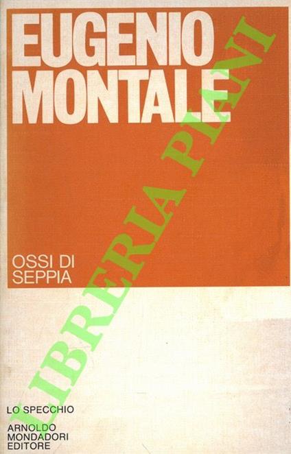 Ossi di seppia - Eugenio Montale - copertina