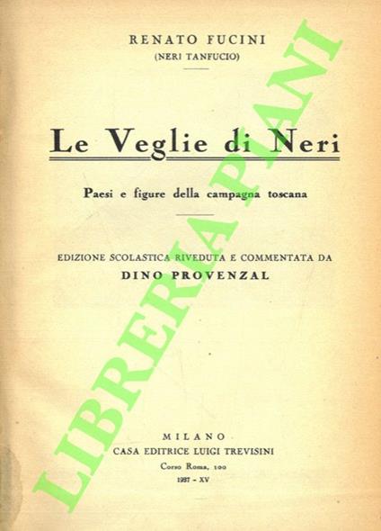 Le Veglie di Neri. Paesi e figure della campagna toscana - Renato Fucini - copertina