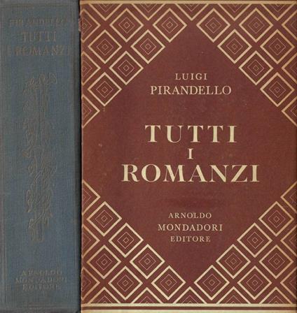 Tutti i Romanzi - Luigi Pirandello - copertina