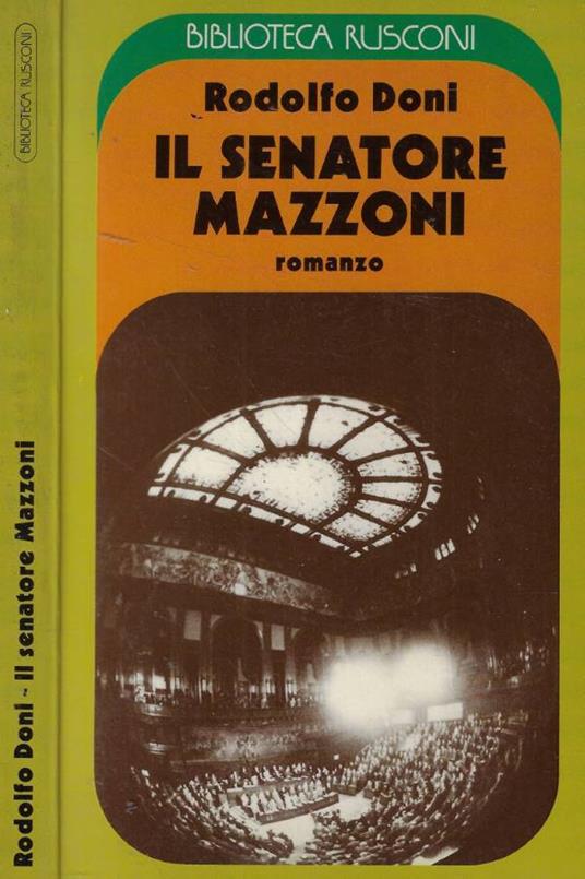 Il senatore Mazzoni - Rodolfo Doni - copertina