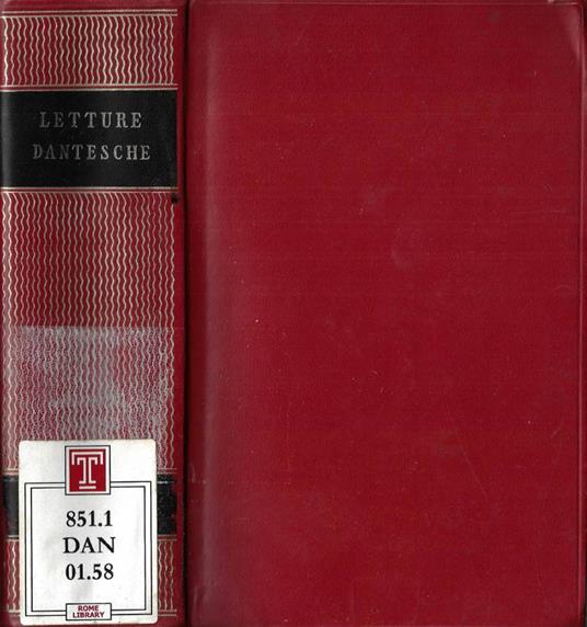 Letture dantesche - Giovanni Getto - copertina