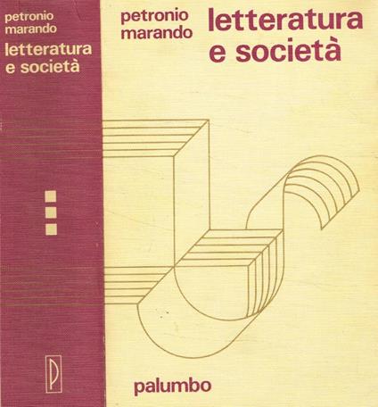 Letteratura e società - Giuseppe Petronio - copertina