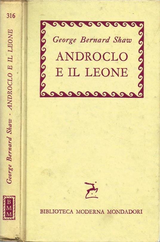 Androclo e il leone - George Bernard Shaw - copertina