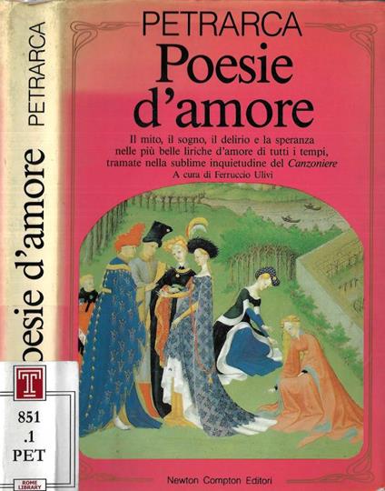 Poesie d' amore - Ludovico Ariosto - copertina