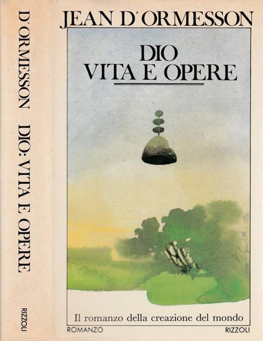 Dio: vita e opere - Jean D'Ormesson - copertina