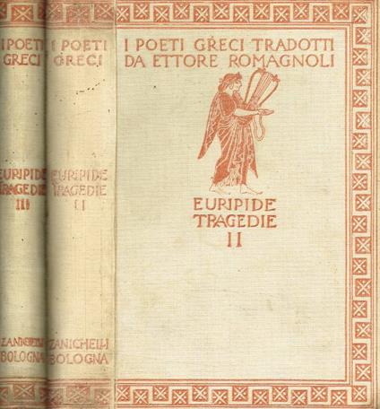 Le tragedie vol II, III - Euripide - copertina