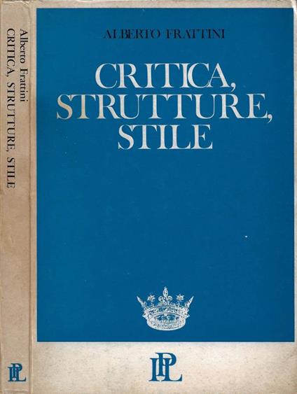 Critica, strutture, stile - Alberto Frattini - copertina