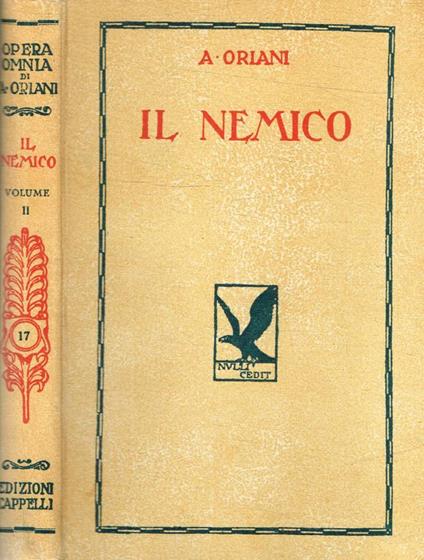 Il nemico vol.II - Alfredo Oriani - copertina