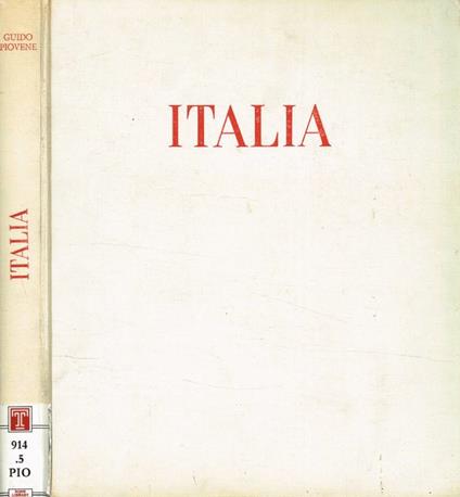 Italia - Guido Piovene - copertina