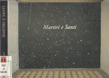 Martiri e santi - Fabio Sargentini - copertina