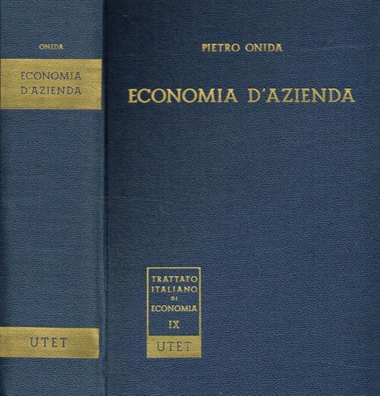 Economia d'azienda - Pietro Onida - copertina