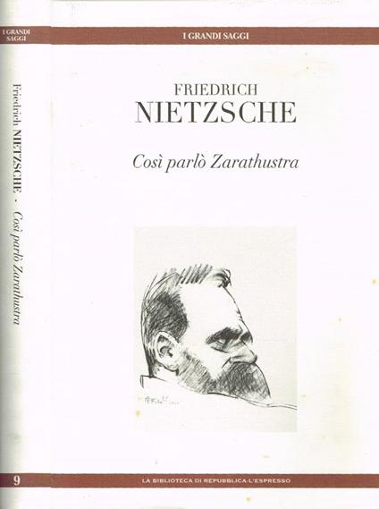 Così parlò Zarathustra - Friedrich Nietzsche - copertina