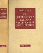 La letteratura italiana nelle pagine della critica