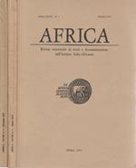 Africa anno XXVIII, n 1,4 1973