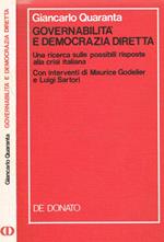 Governabilità e democrazia diretta