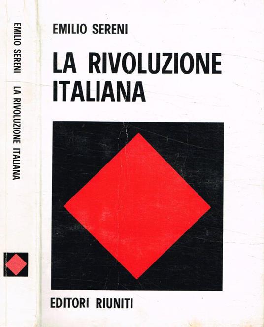 La rivoluzione italiana - Emilio Sereni - copertina