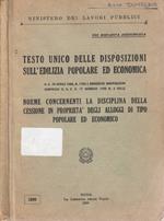 Testo unico delle disposizioni sull'edilizia popolare ed economica