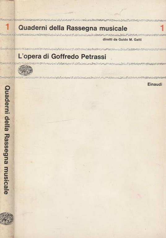 L' opera di Goffredo Petrassi - copertina