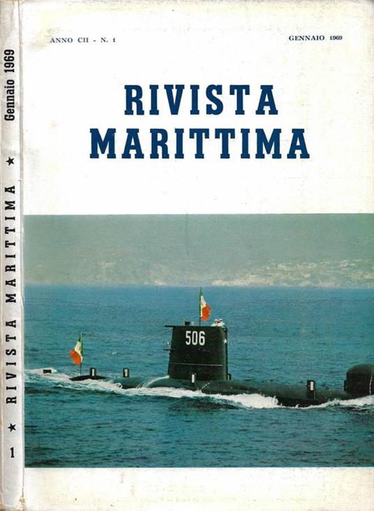 Rivista Marittima. Anno CII - N. 1 - Gennaio 1969 - copertina