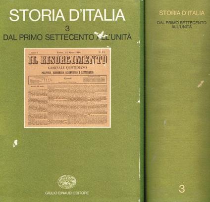 Storia d'Italia vol.III - copertina