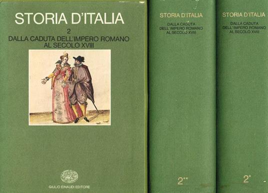 Storia d'Italia volume 2. 2voll - copertina