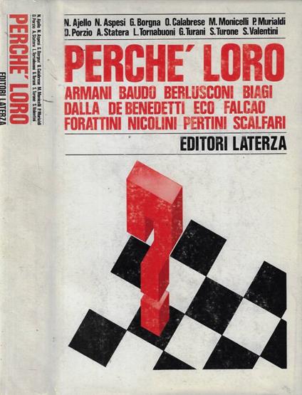 Perché loro - copertina