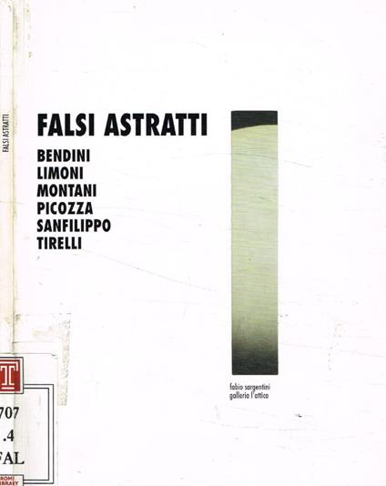 Falsi astratti - copertina