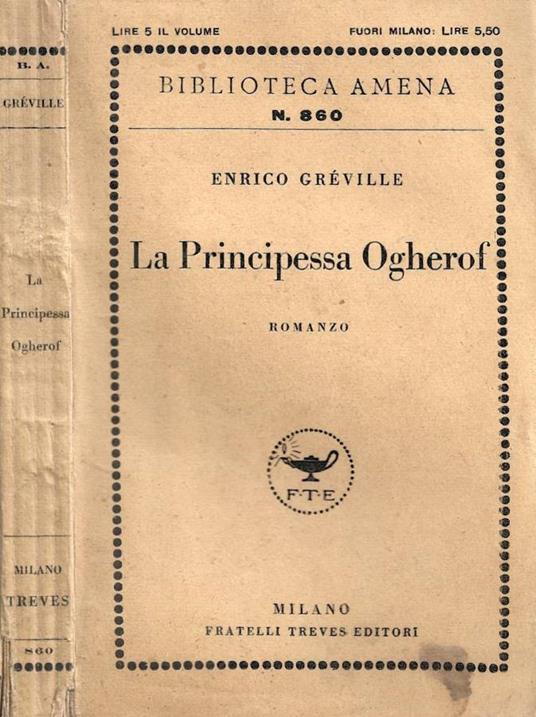 La Principessa Ogherof - Enrico Gréville - copertina