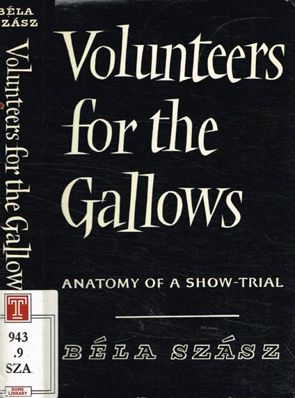 Volunteers for the Gallows - copertina