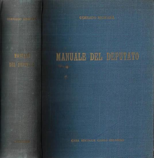 Manuale del deputato - copertina