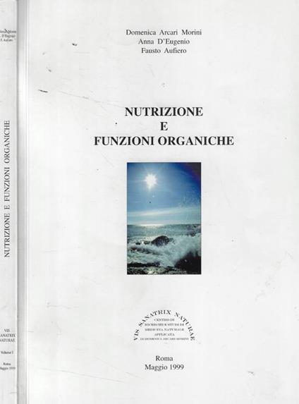 Nutrizione e funzioni organiche - copertina