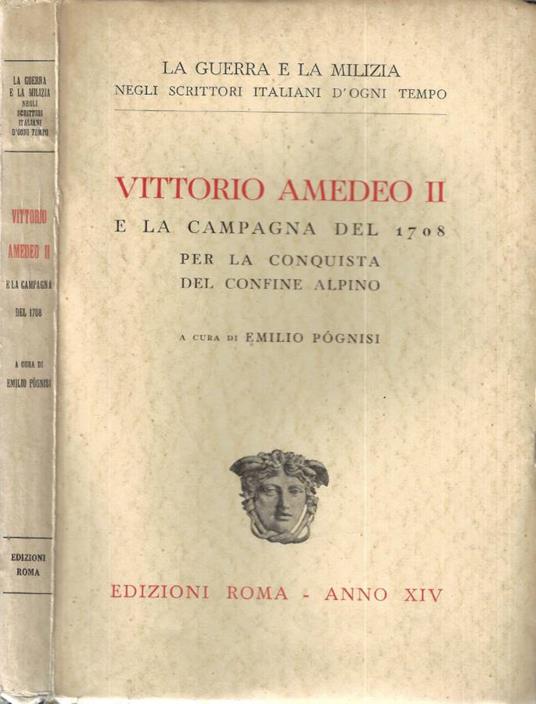 Vittorio Amedeo II e la campagna del 1708 - copertina