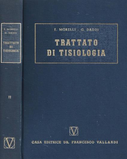 Trattato di tisiologia. Volume secondo - copertina