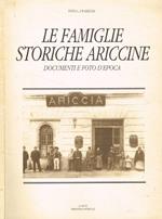 Le famiglie storiche aricine