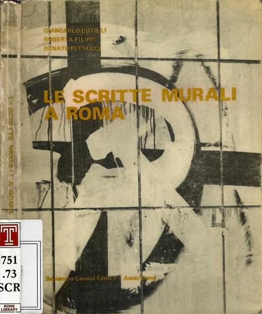 Le scritte murali a Roma - copertina